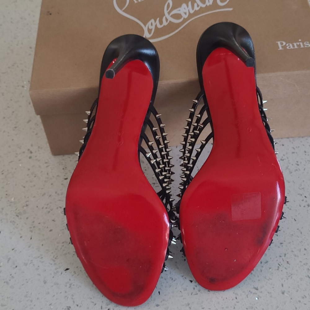 Christian Louboutin MarthaSpike Heeled Sandals - Picture 4 of 9